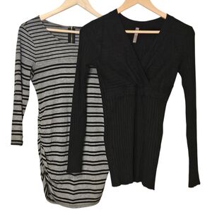 Maternity Long Sleeve Tops Size Small | Jessica Simpson & Thyme Maternity